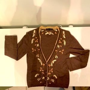Vintage Inspired Embellished Cardigan.